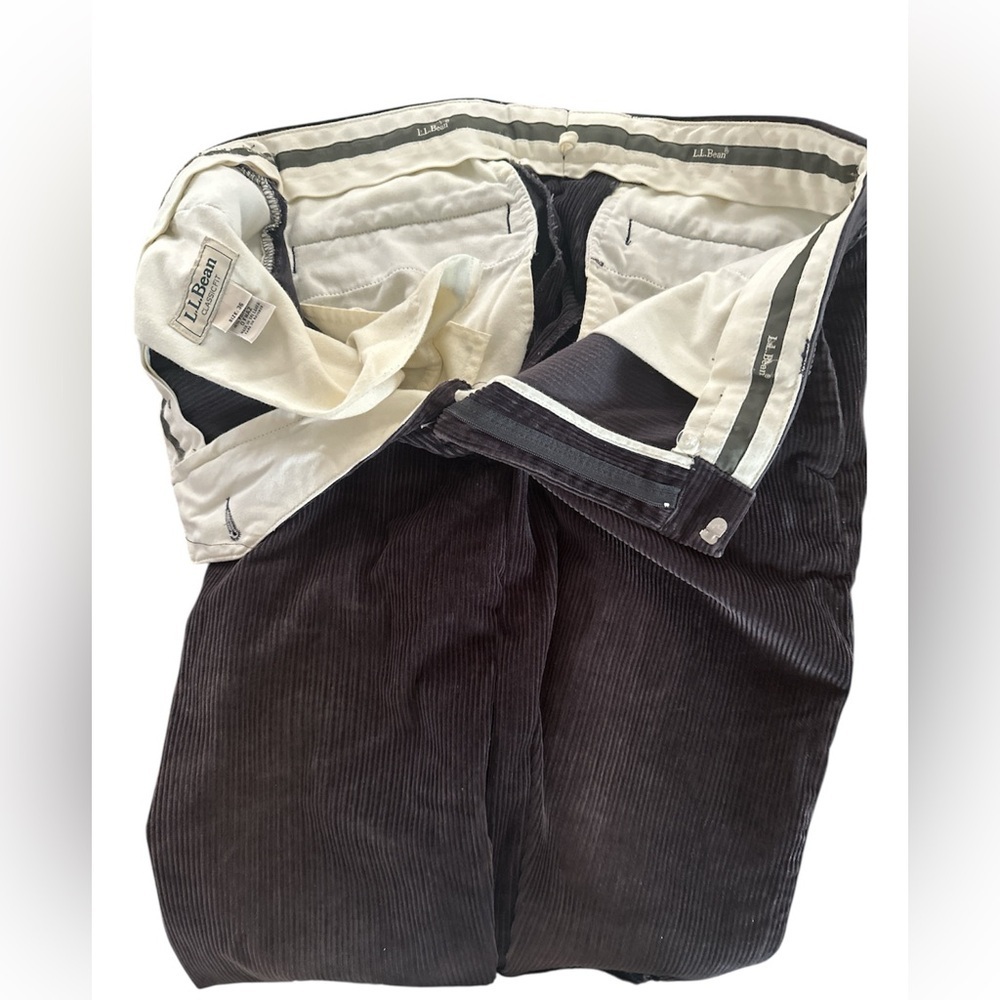 L.L Bean Corduroy Classic Fit Men’s pants Size 36 - Picture 14 of 16